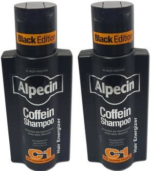 Alpecin Caffeine Shampoo C1 Black Edition (2 x 250ml)