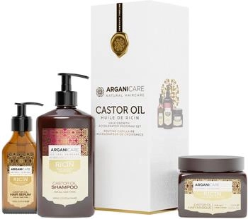 Arganicare Castor Set: Shampoo with Mask & Serum for Hair Growth