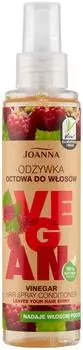 Joanna Vegan Raspberry Vinegar balsamo spray per capelli brillanti e morbidi 150 ml