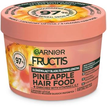 Garnier Fructis Hair Food Pineapple, maschera per capelli lunghi e opachi, 400 ml