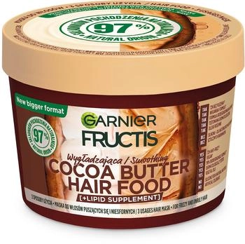 Garnier Fructis Hair Food Cocoa Butter Maschera per capelli crespi e indisciplinati, 400 ml