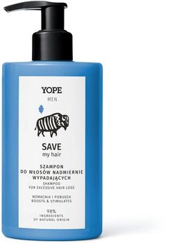 YOPE MEN SAVE MY HAIR SHAMPOO EXCESSIVE Hair Loss 300 ml