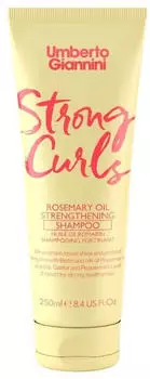 Umberto Giannini Strong Curls Rosemary Oil Shampoo Haarshampoo 250 ml