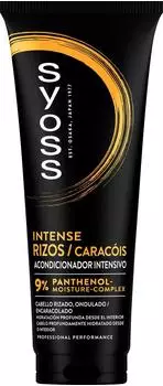 syoss Intense Ricci Balsamo 250 ml, Idratazione e Definizione per Capelli Ricci, Controllo del Crespo