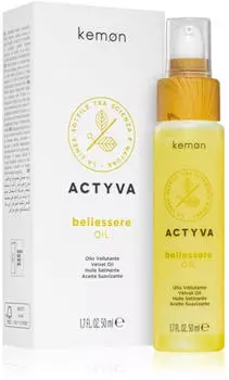 Kemon Actyva Bellessere Oil Olio Vellutante Per Tutti i Tipi di Capelli 50 ml