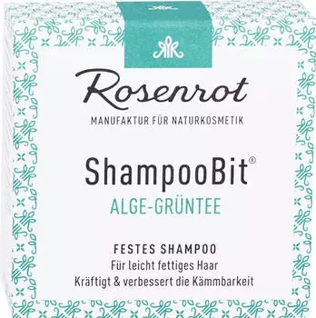 Rosenrot ShampooBit Shampoo Alge-Grüntee 55 g