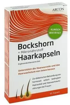 Arcon International Bockshornklee + Mikron&auml;hrstoff Haarkapseln (60 Stk.)