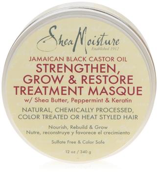 Shea Moisture Jamaican Black Castor Oil Strengthen, Grow & Restore Treatment Maske 340 g