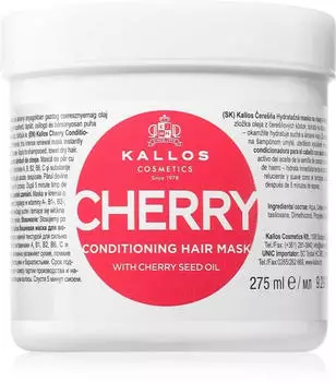 Kallos KJMN Professional Cherry maschera idratante per capelli rovinati 275 ml