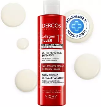 Vichy Dercos Collagen Filler 17 Ultra-Repairing Shampoo (200ml)