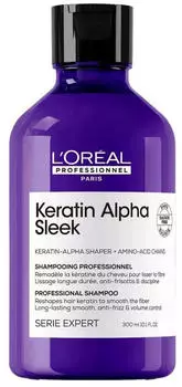 L'Or&eacute;al Serie Expert Keratin Alpha Sleek Shampoo 300ml