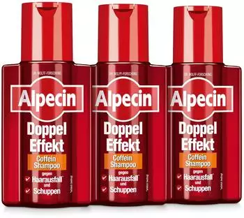 Alpecin Doppel-Effekt Coffein-Shampoo 3 x 200ml