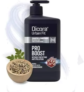 Dicora Urban Fit 2-in-1 Pro Boost Shampoo & Conditioner (800 ml)