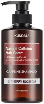 Kundal Caffeine Shampoo Cherry Blossom - 500 ml