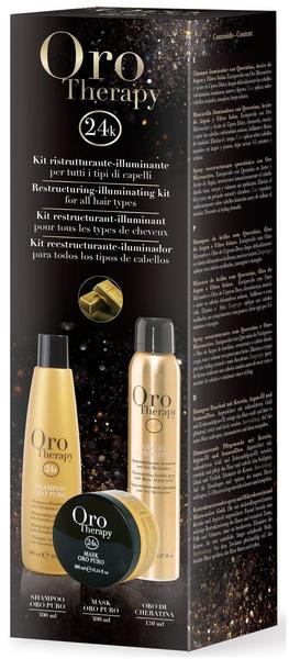 Fanola Oro Puro Therapy Luxury Hair Treatment Kit (3-tlg.)