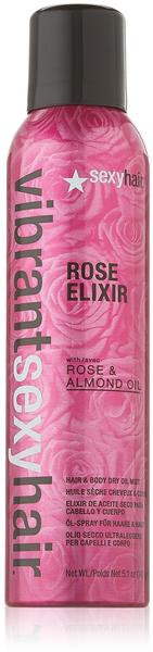 Sexyhair Vibrant Rose Elixir Hair & Body Dry Oil Mist (150 ml)