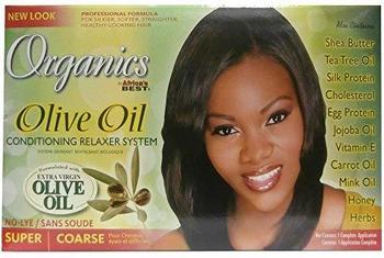 Africas Best Organics Olive Oil RelaxerSuper System (Haarglättung)