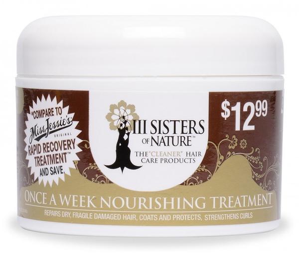 III Sisters Of Nature Of Nature Once A Week Nourishing Treatment 8oz
