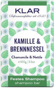 KLAR Seifen Festes Shampoo Kamille & Brennnessel (100 g)