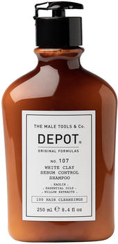DEPOT 107 White Clay Sebum Control Shampoo (250 ml)