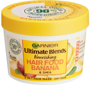 Garnier Ultimate Blends Hair Food Banana 3-in-1 Dry Hair Mask Treatment (390 ml)