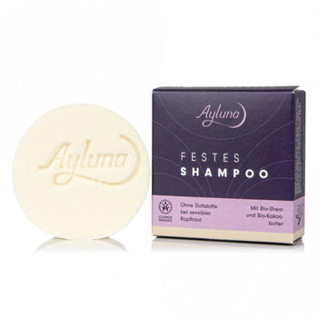 Ayluna Festes Shampoo Bio-Shea- & Bio-Kakaobutter (60 g)