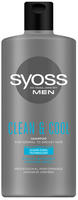 Syoss Men Intense Clean Shampoo f&uuml;r normales bis fettiges Haar 440 ml, Grundpreis: