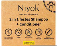 Niyok 2 in 1 festes Shampoo + Conditioner - Vitamina Bio 80 g