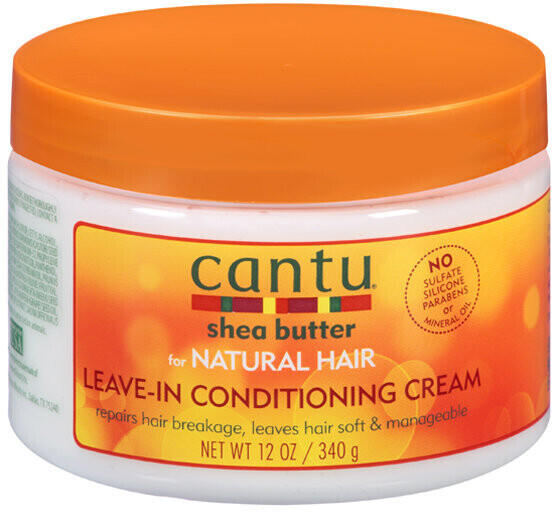 Cantu Shea Butter Natural Leave-In Conditioning Cream (340 ml)