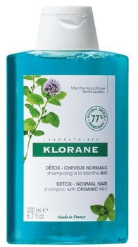 Klorane Detox Normal Hair Shampoo with Organic Mint (200ml)