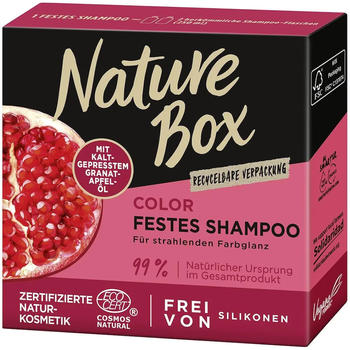 Nature Box Festes Shampoo Granatapfel-Öl (85 g)