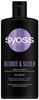 Syoss Blonde & Silver violettes Shampoo für blonde und graue Haare 440 ml,