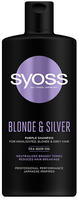 Syoss Intense Blonde violettes Shampoo f&uuml;r blonde und graue Haare 440 ml,