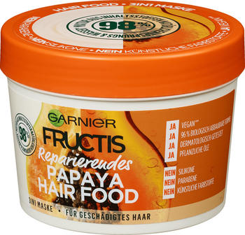Garnier Fructis Papaya Hair Food erneuernde Maske (390 ml)