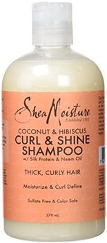 Shea Moisture Coconut & Hibiscus Curl & Shine Shampoo (379 ml)