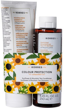Korres Sunflower & Mountain Tea Collection (Shampoo + Conditioner)