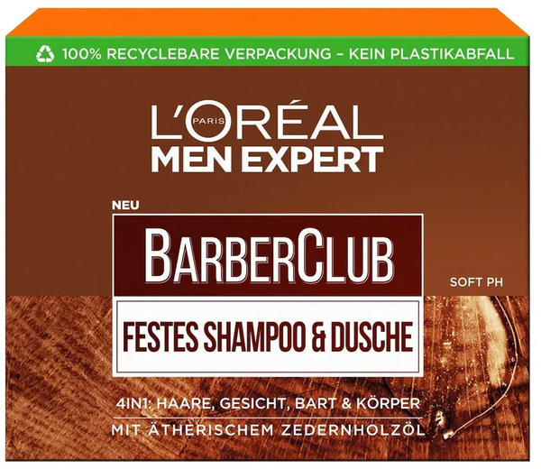 L'Oréal Men Expert Barber Club Festes Shampoo & Dusche (80 g)