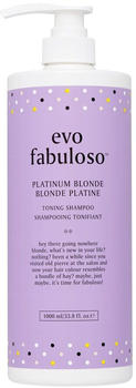 evo Fabuloso Platinum Blonde Toning Shampoo (1000 ml)