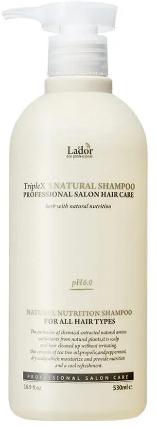 Lador Hair Care Lador TripleX3 Natural Shampoo (530ml) Test TOP Angebote ab  15,99 € (August 2023)