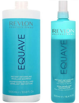 Revlon Equave Instant Detangling Set (Shampoo 1000ml + Conditioner 500ml)