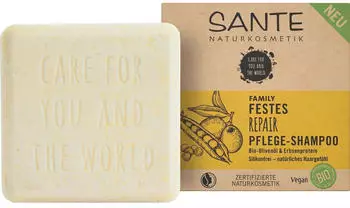Sante Festes Pflege-Shampoo Bio-Oliven&ouml;l & Erbsenprotein (60g)