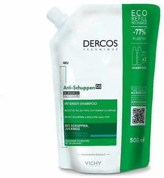 Vichy Dercos Anti Schuppen Shampoo fettige Kopfhaut Nachfüllpack (500ml)