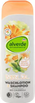 Alverde Baby Waschlotion & Shampoo Bio-Calendula (250 ml)