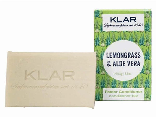 KLAR Seifen Fester Conditioner Lemongras (100 g)
