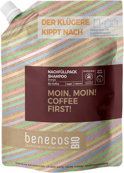 benecos BIO Energie Shampoo Moin Moin! Coffee First! Nachfüller (1L