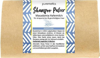 puremetics Shampoo Pulver Macadamia Hafermilch (50 g)