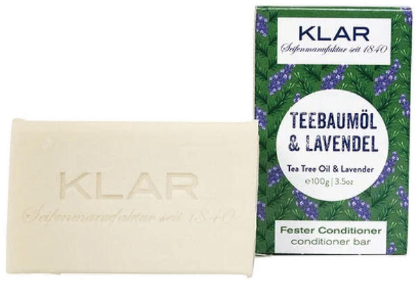 KLAR Seifen Klar's Fester Conditioner Teebaumöl (100 g)