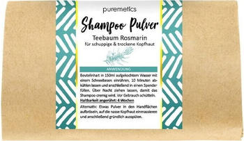 puremetics Shampoo Pulver Teebaum Rosmarin (50 g)