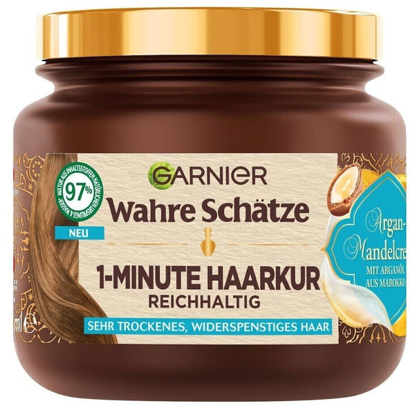 Garnier Wahre Schätze Haarkur Argan Mandelcreme (340 ml)