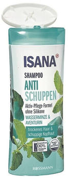 Isana Shampoo Anti Schuppen Wasserminze & Grüner Tee (300 ml)